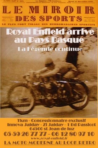 Royal Enfield Pays Basque Miroir des Sports vitesse [640x480]